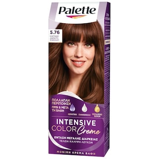 PALETTE | Βαφή Μαλλιών Intensive 5.76 Καστανό Ανοιχτό Σοκολατί 1 Τεμάχιο
