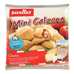 KANAKI | MINI KALZONE | Πιτάκια Κατεψυγμένα Mini Calzone Classic 450gr