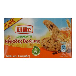 ELITE | ΜΠΙΣΚΟΤΑ ΜΕ ΝΙΦΑΔΕΣ ΒΡΩΜΗΣ ΜΕΛΙ ΚΑΙ ΣΤΑΦΙΔΕΣ 210 GR