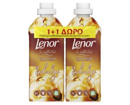 LENOR | Συμπυκνωμένο Μαλακτικό Indulge Gold Orchid 41 Μεζούρες 1+1 Δώρο