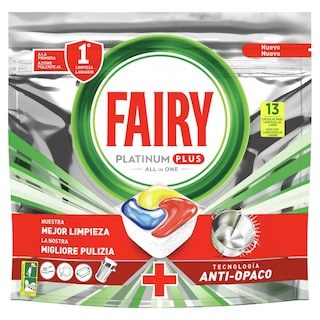 FAIRY | Κάψουλες Πλυντηρίου Πιάτων Platinum Plus Lemon 13 Τεμάχια