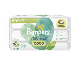 PAMPERS | Μωρομάντηλα Harmonie Coconut 3x42 Τεμάχια