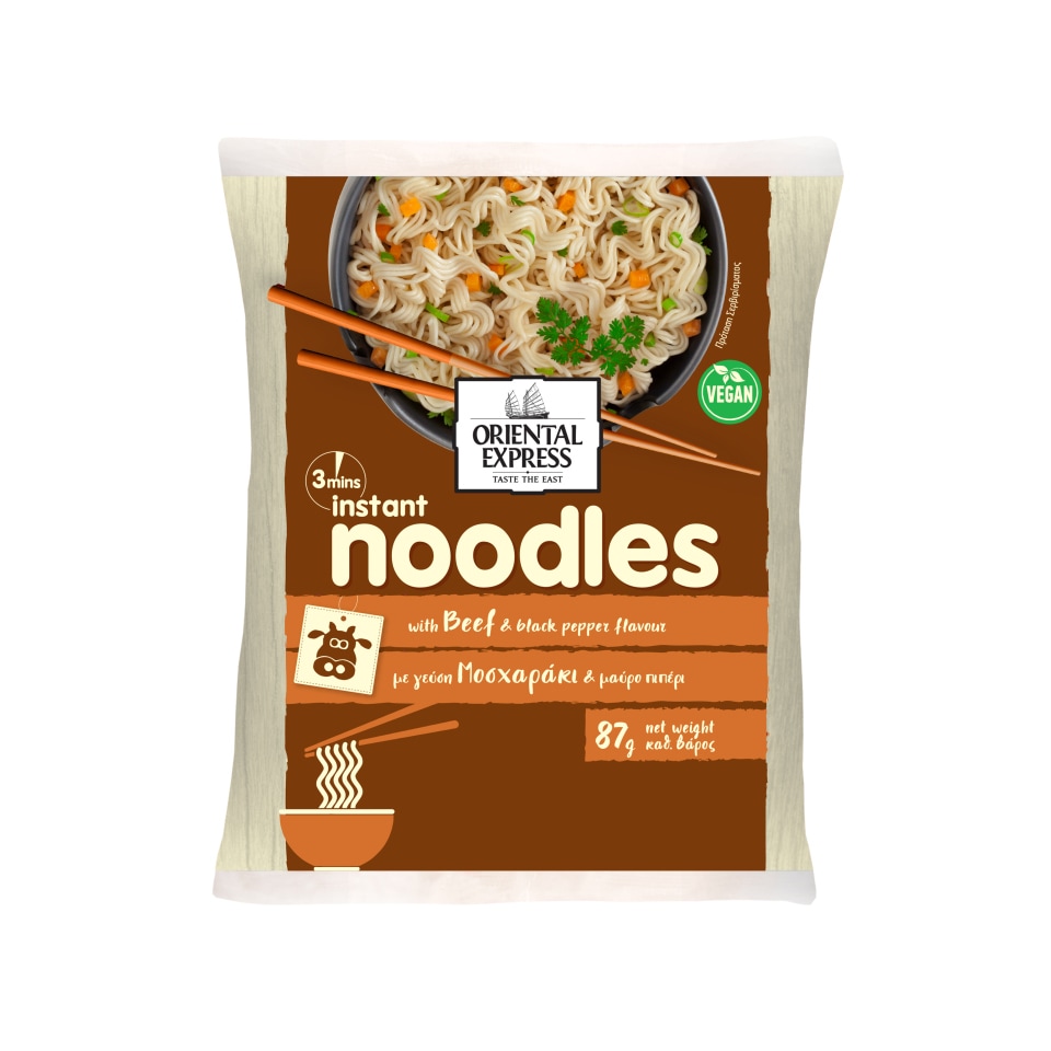 ORIENTAL EXPRESS Noodles Μοσχαράκι 87g