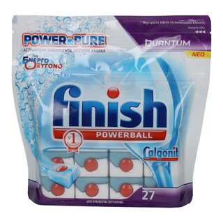 FINISH | QUANTUM | ΤΑΜΠΛΕΤΕΣ ΠΛΥΝΤΗΡΙΟΥ ΠΙΑΤΩΝ POWER AND PURE 27 ΤΕΜ