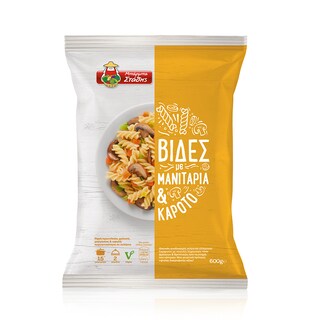 ΜΠΑΡΜΠΑ ΣΤΑΘΗΣ | ΜΠ ΣΤΑΘΗΣ ΒΙΔΕΣ ΜΑΝΙΤ. & ΚΑΡΟΤΟ 600G Μανιτάρια & Καρότο Κατεψυγμένο 600gr