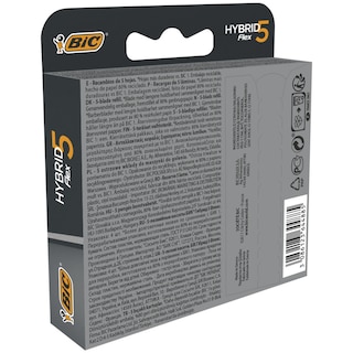 BIC | Ανταλλακτικά Ξυραφιού Hybrid 5 Flex 4 Τεμάχια