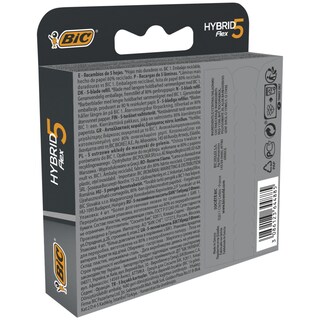 BIC | Ανταλλακτικά Ξυραφιού Hybrid 5 Flex 4 Τεμάχια