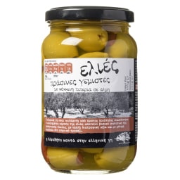 ΑΒ ΚΟΝΤΑ ΣΤΗΝ ΕΛΛΗΝΙΚΗ ΓΗ | Ελιές Πράσινες Με Πιπεριά 215 gr