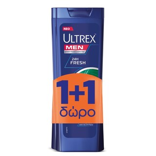 ULTREX | Σαμπουάν Cool Sport Menthol 360ml 1+1 Δώρο