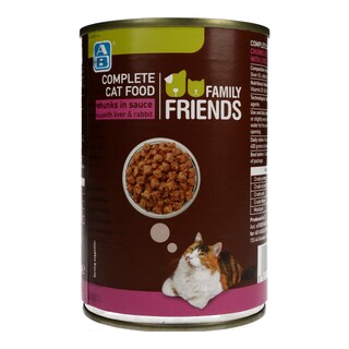 FAMILY FRIENDS | Γατοτροφή Μπουκιές Συκώτι Κουνέλι 400 gr