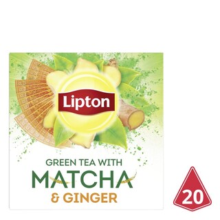 LIPTON | Πράσινο Τσάϊ Matcha Ginger  20 X 1.5 gr