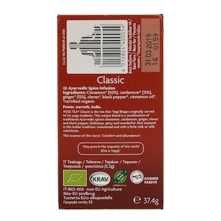 YOGI TEA | Αφέψημα Βιολογικό Κλασικό 17x2.2g