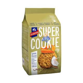 ΑΛΛΑΤΙΝΗ | Μπισκότα Super Cookie Καρύδα Κουρκουμά Καρότο & Λιναρόσπορο 180g