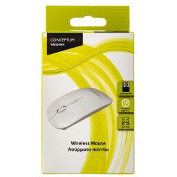 CONCEPTUM | Ποντίκι Ασύρματο Λευκό 1 Τεμάχιο