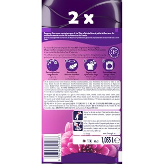 LENOR | Μαλακτικό Ρούχων Amethyst & Floral Bouquet 45+45 Μεζούρες Δώρο