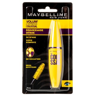 MAYBELLINE | ΜΑΣΚΑΡΑ VOLUME EXPRESS COLOSSAL BLACK 1TEM