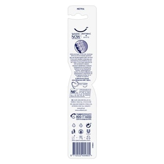 AIM | Οδοντόβουρτσα White Now Antibac + White Μέτρια 1 Τεμάχιο