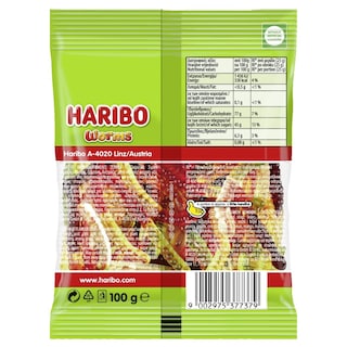 HARIBO | Καραμέλες Ζελίνια Φιδάκια 100g
