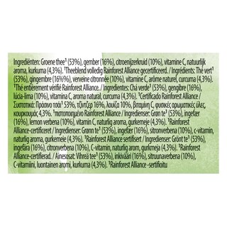 LIPTON | Πράσινο Τσάϊ Ginger Λουίζα Βιταμίνη C  20 X 1.6 gr