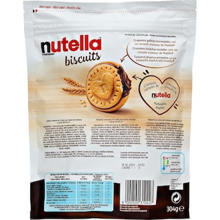NUTELLA | Biscuits Filled Ferrero Nutella 304g