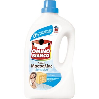 OMINO BIANCO | Υγρό Πλυντηρίου Ρούχων Sensitive 40 Μεζούρες