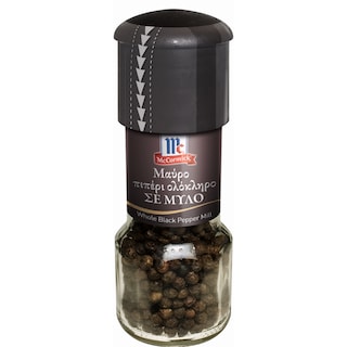 MC CORMICK | Pepper Black Whole in Grinder 35g