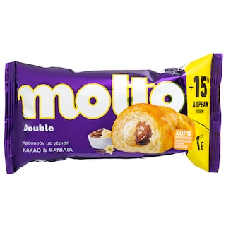 MOLTO | Κρουασάν Double Κακάο & Βανίλια 92g