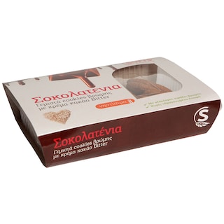 SOFI'S | Γεμιστά Cookies Βρώμης Κρέμα Κακάο Bitter 400gr