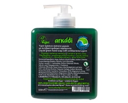 ΑΡΚΑΔΙ | Υγρό Πράσινο Σαπούνι Χεριών Αντιβακτηριδιακό Αντλία 500ml Έκπτωση 30%