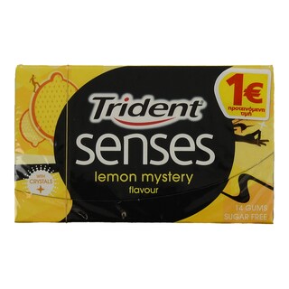 TRIDENT | ΤΣΙΚΛΕΣ ΛΕΜΟΝΙ 24.5 GR ΕΚΠΤΩΣΗ 1 ΕΥΡΩ