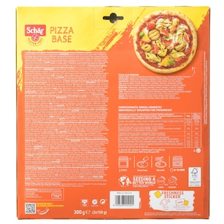 SCHAR | Βάση Πίτσας Χωρίς Γλουτένη 2x150g