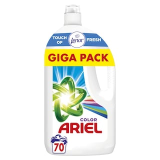 ARIEL | Υγρό Πλυντηρίου Ρούχων Color Touch of Lenor 70 Μεζούρες