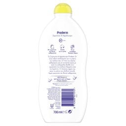 PRODERM | Σαμπουάν & Αφρόλουτρο Χωρίς Σαπούνι 3+ Ετών 700ml