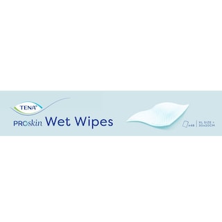 TENA | Liquids Wipes 30x20cm 48 Pieces