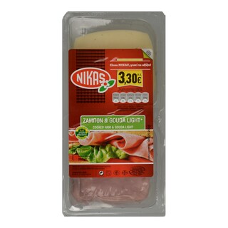 ΝΙΚΑΣ | Σετ Ζαμπόν & Τυρί Gouda Light 280g