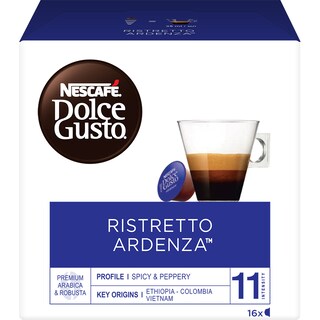 NESCAFE | DOLCE GUSTO | ΚΑΦΕΣ ΕΣΠΡΕΣΟ RISTRETTO ARDENZA KAΨΟΥΛΕΣ ΓΙΑ ΜΗΧΑΝΗ DOLCE GUSTO 112GR