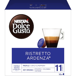 NESCAFE | DOLCE GUSTO | ΚΑΦΕΣ ΕΣΠΡΕΣΟ RISTRETTO ARDENZA KAΨΟΥΛΕΣ ΓΙΑ ΜΗΧΑΝΗ DOLCE GUSTO 112GR