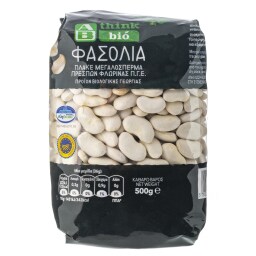 ΑΒ THINK BIO | Φασόλια Πλακέ Πρεσπών Π.Γ.Ε. 500 gr