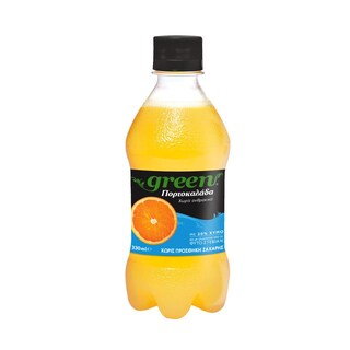 GREEN | Πορτοκαλάδα Στέβια Χωρίς Ανθρακικό Φιάλη 330ml