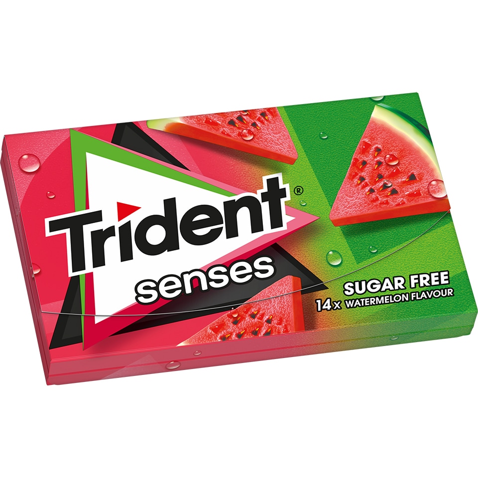 TRIDENT Τσίχλες Senses Καρπούζι 27g