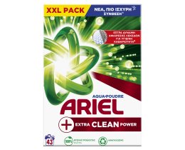 ARIEL | Σκόνη Πλυντηρίου Ρούχων Extra Clean Power 43 Μεζούρες