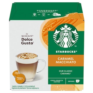 STARBUCKS | Κάψουλες Καφέ Dolce Gusto Caramel Macchiato 128g