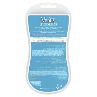 GILLETTE | Ξυραφάκια Μίας Χρήσης Venus Treasures 3 Τεμ. + Τσάντα Δώρο