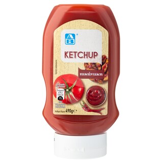 ΑΒ | Κέτσαπ Hot Πικάντικη Top Down 490 gr
