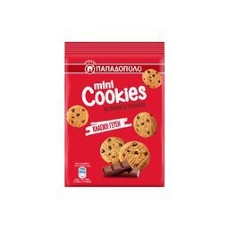 MINI COOKIES | ΜΠΙΣΚΟΤΑ MINI COOKIES ΜΕ KOMΜATIA ΜΑΥΡΗΣ ΣΟΚΟΛΑΤΑΣ 70 GR