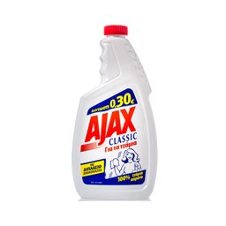 AJAX | ΚΑΘΑΡΙΣΤΙΚΟ ΤΖΑΜΙΩΝ ΑΝΤΑΛΛΑΚΤΙΚΟ CLASSIC 500 ML 0.60E