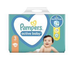 PAMPERS | Πάνες Active Baby Giant Pack No 3 6-10 Kg 90 Τεμάχια