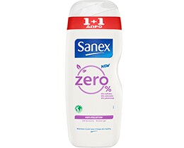 SANEX | Αφρόλουτρο Zero% Anti-Pollution 600ml 1+1 Δώρο