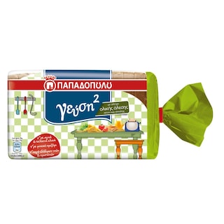 ΠΑΠΑΔΟΠΟΥΛΟΥ | Ψωμί Τοστ Ολικής Άλεσης Σίτου & Σίκαλης 350g