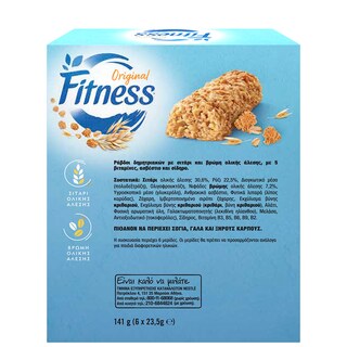 FITNESS | Μπάρες Δημητριακών Original 6x23.5g